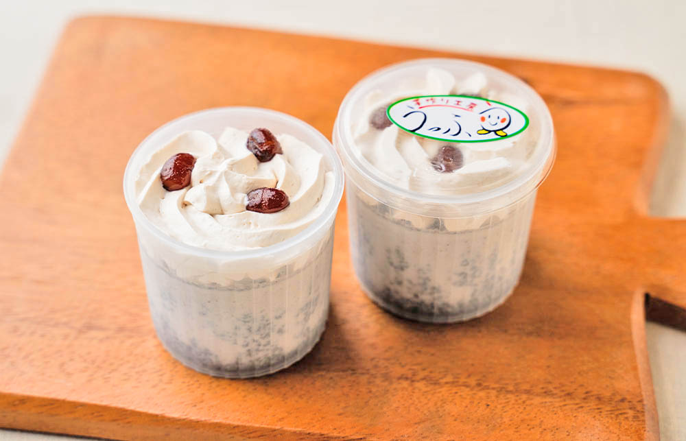 黒ごまプリン画像